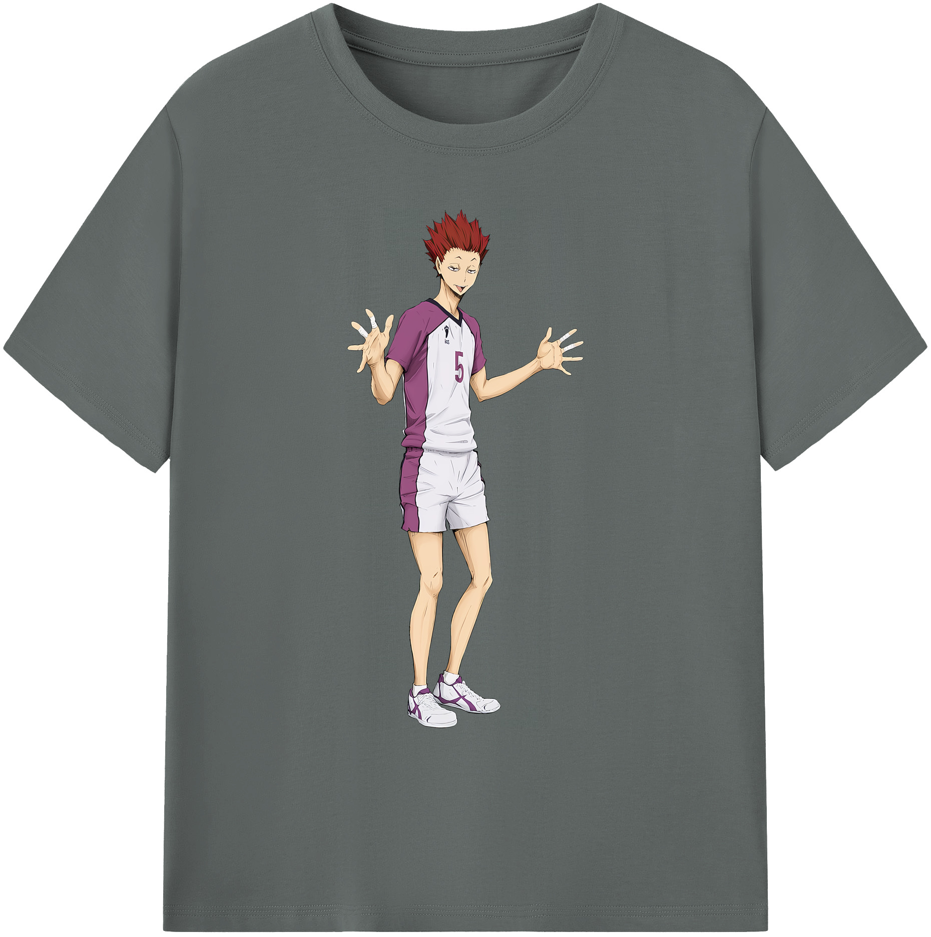 （画像用） ハイキュー!! Haikyu!! 綿100％ メンズ半袖Tシャツ｜肌触りやわらか＆通気性